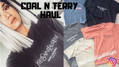 cole and terry ysl shirt|COAL N TERRY HAUL + FIRST IMPRESSIONS + YSL TEE.